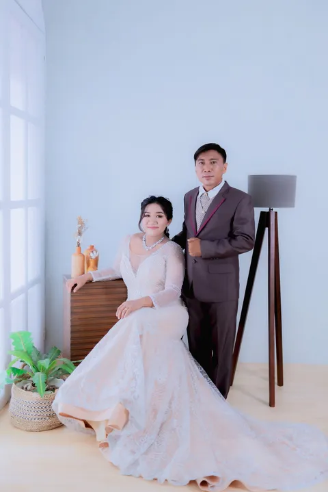 Foto sampul undangan Ime & Armen