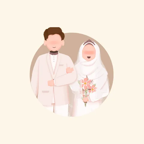 Foto sampul undangan Nisa & Marzuki