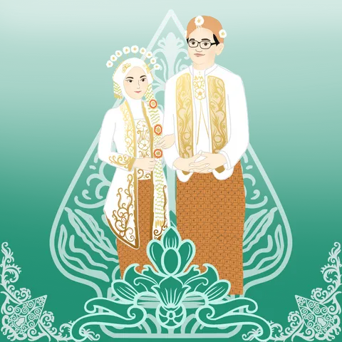 Foto sampul undangan Didy & Niken
