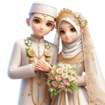 Foto sampul undangan Fahrizal & Nur Linda