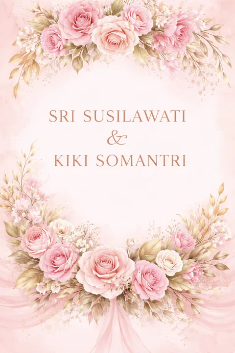 Foto sampul undangan Kiki Somantri & Sri Susilawati