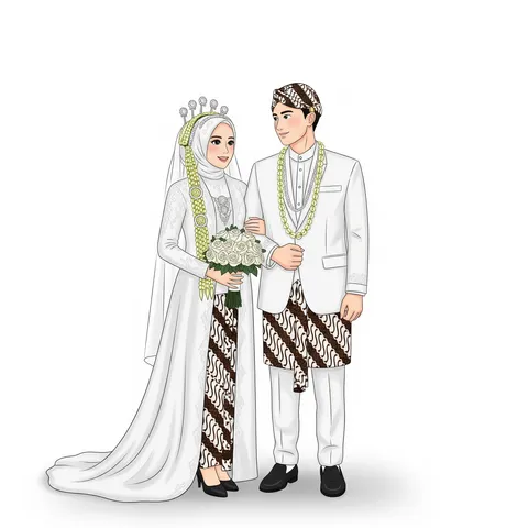 Foto sampul undangan Mimi & Arif