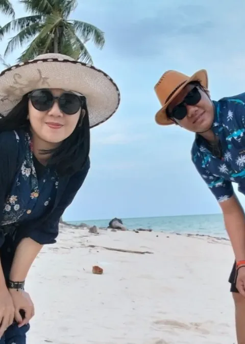 Foto sampul undangan Anjas & Vina