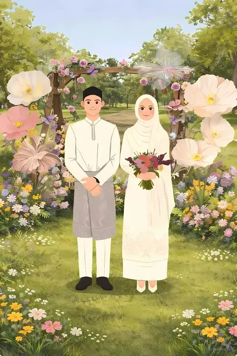 Foto sampul undangan Aisyah & Aji