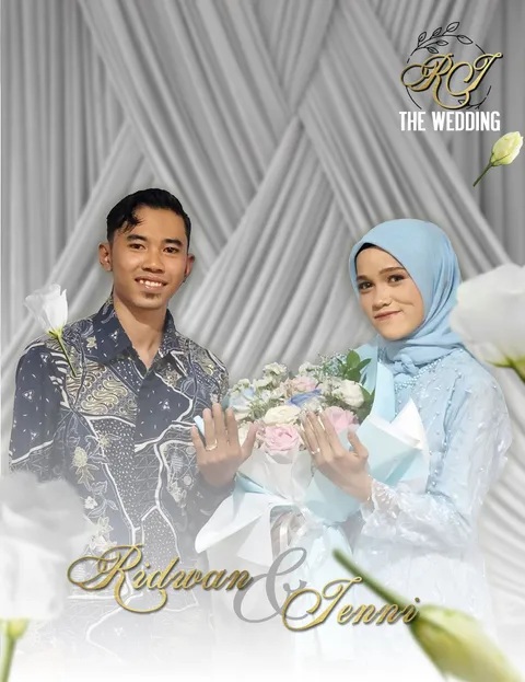 Foto sampul undangan Nana & Budhi