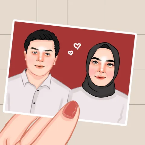 Foto sampul undangan Laras & Ardi