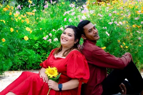 Foto sampul undangan Maya & Fery