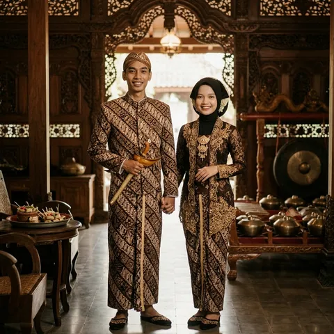 Foto sampul undangan Eko & Nia
