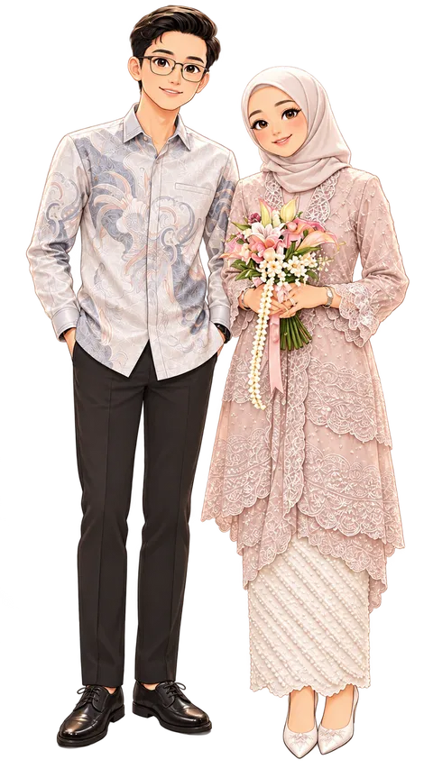 Foto sampul undangan Firman & Chintia