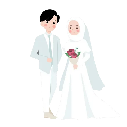 Foto sampul undangan Candra & Atin