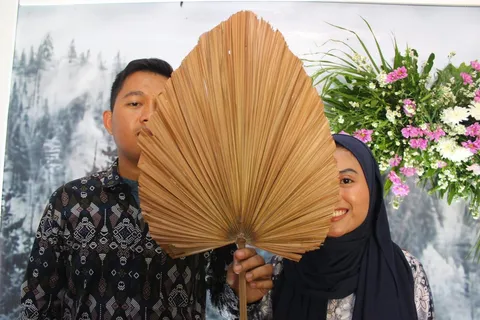 Foto sampul undangan Iman & Hani