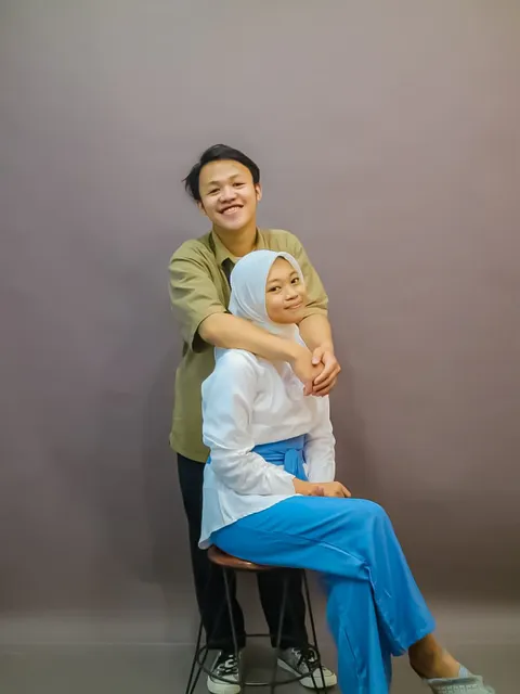 Foto sampul undangan Dea & Rudi