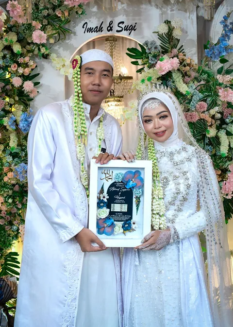 Foto sampul undangan Imah & Sugi