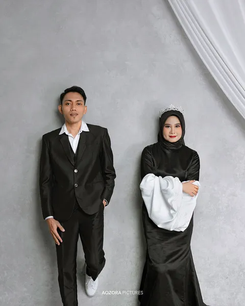 Foto sampul undangan Anca & Ufi