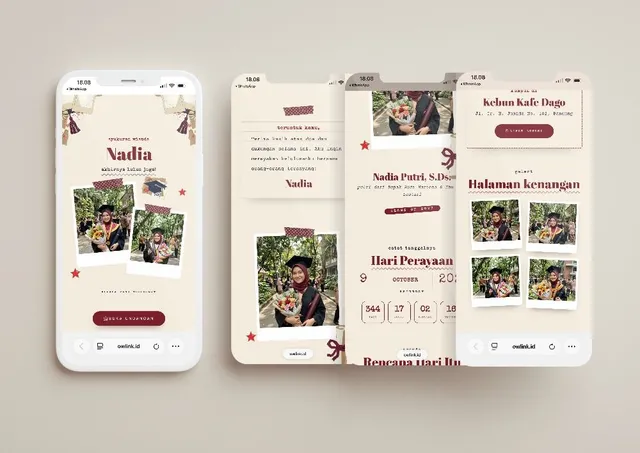 Desain undangan Buku Tahunan